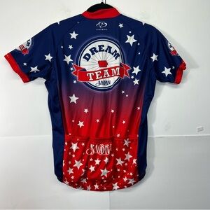 Men's small Primal cycling jersey featuring a RAGBRAI "Dream Team" design